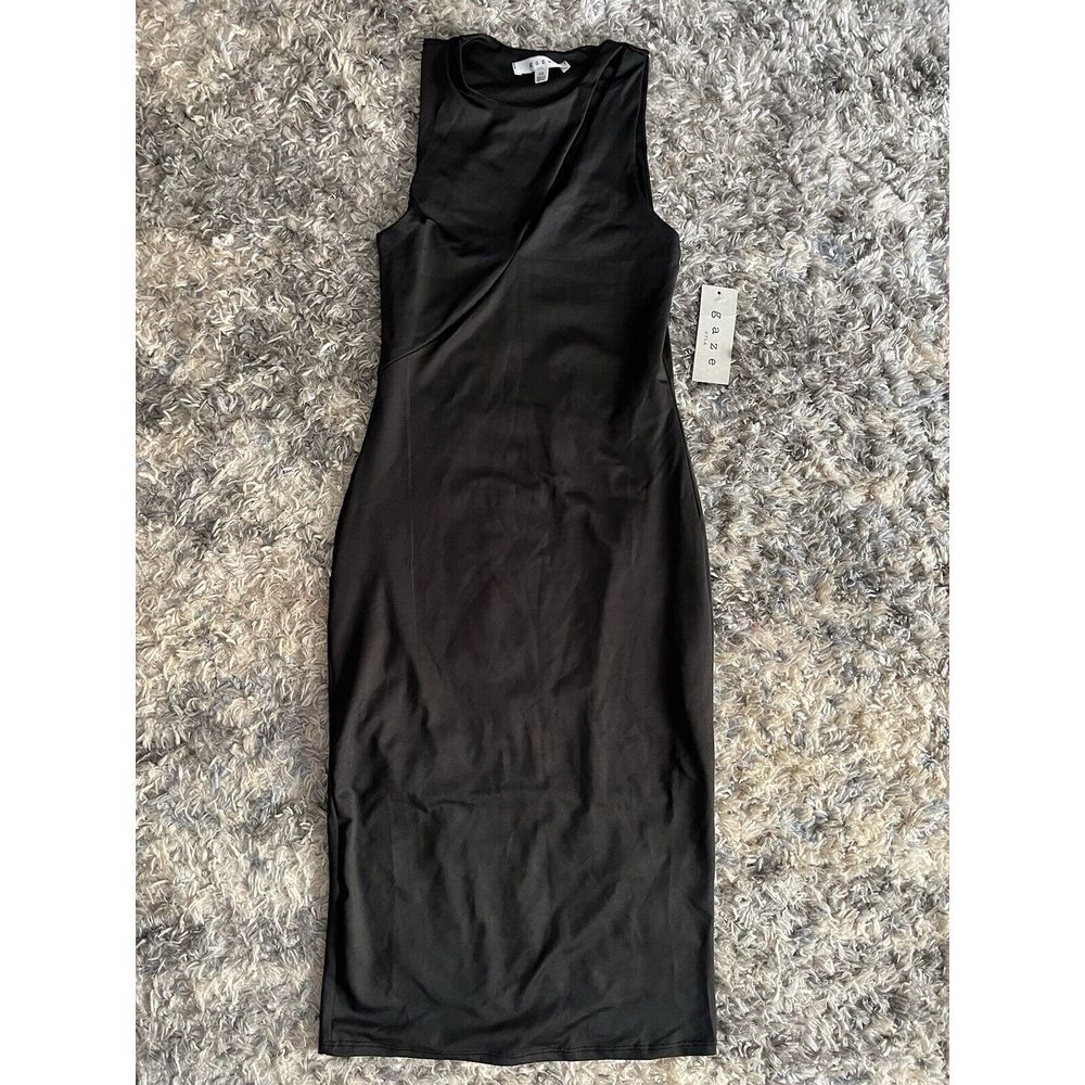 Gaze Black Dress Sz XS NWT Elegant LBD
